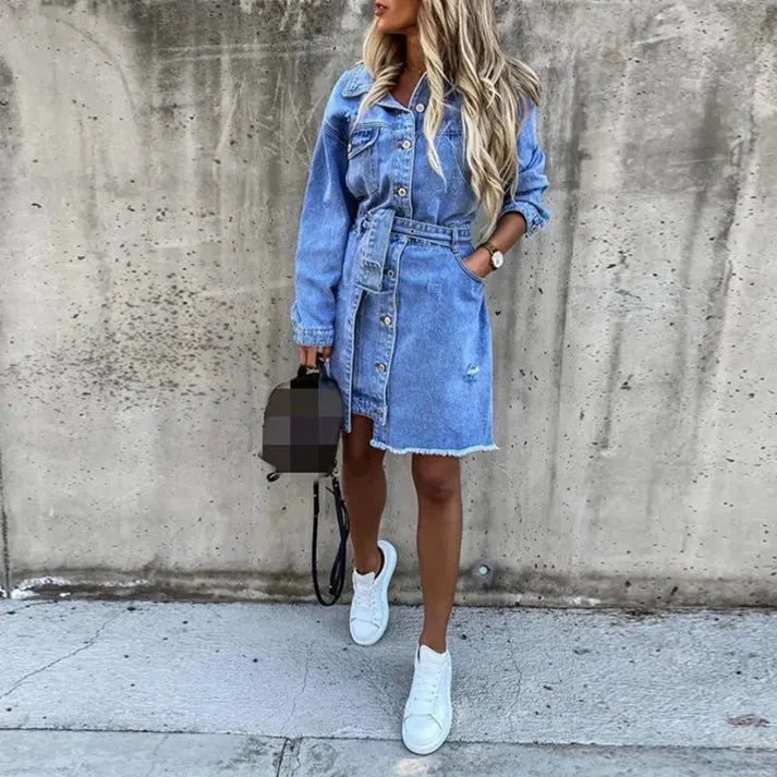 Heidi - Sommerkjole i denim