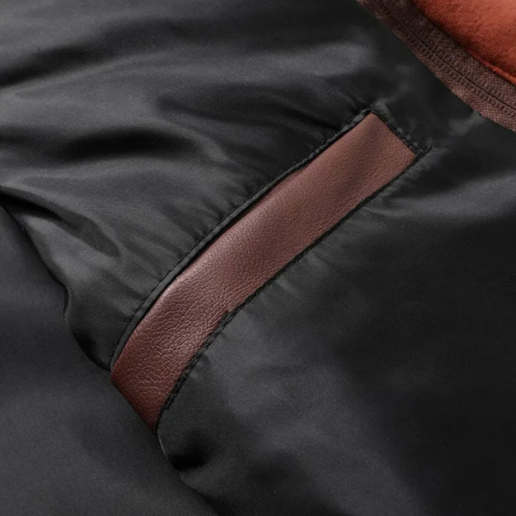 Lederjacke Mit Kapuze FÃ¼r Herren