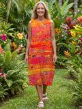 Leilani | Painted Path Midi Dress