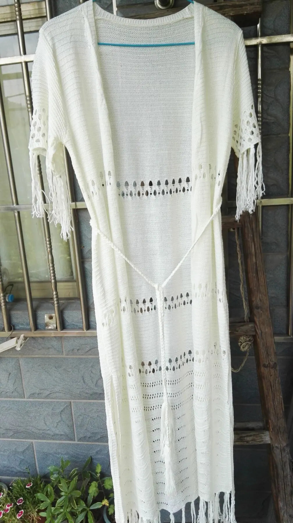 Bohemian Beach Holiday Knitting Hollow Cover-Up