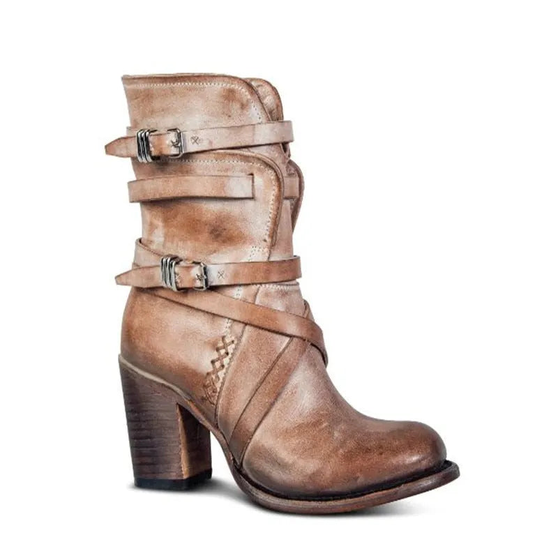 - Damen Lederstiefel