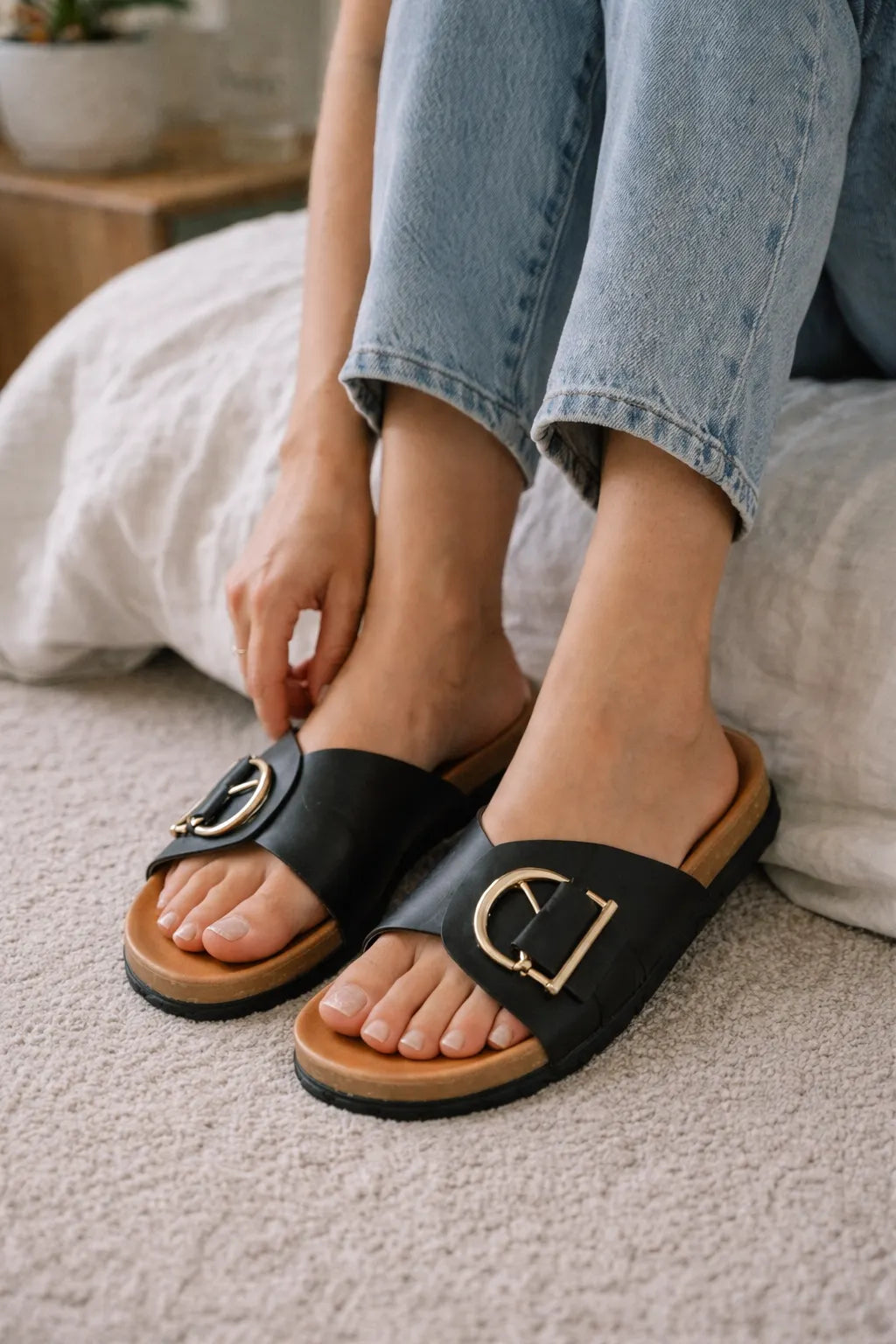 Damen Sandalen mit Schnallen-Design