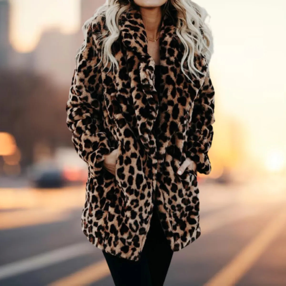 - Die beste kuschelige Eleganz Winter Plüsch Pelz Jacke