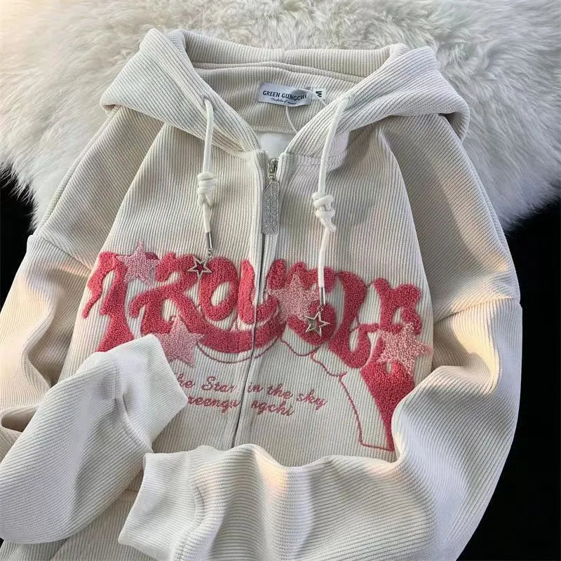 Bestickter Hoodie