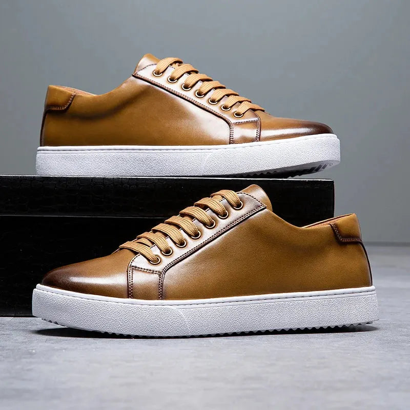 Herren Leder Sneaker