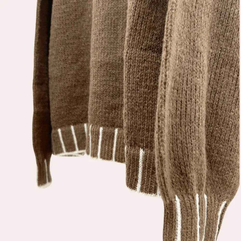 SERENITY | Luxe Dames Coltrui Met Losse Pasvorm – Warm, Tijdloos & Perfect Voor Gelaagde Looks