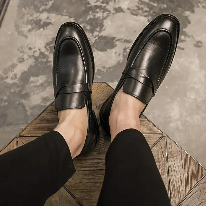 Herren LÃ¤ssig Leder Slipper Leder Slipper FÃ¼r MÃ¤nner
