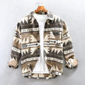 - Vintage Langärmelige Jacke für Herren