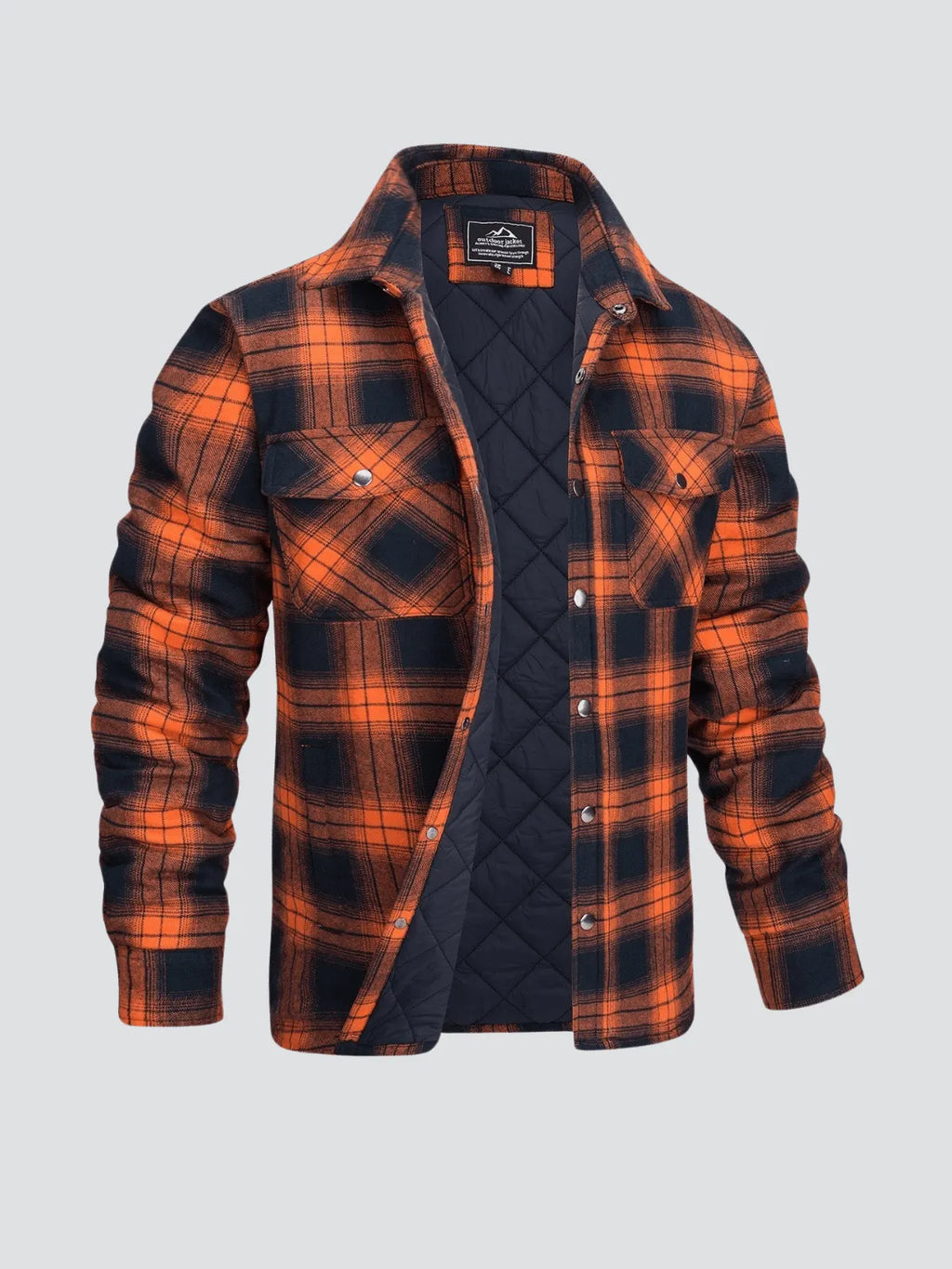 Karierte Flanelljacke