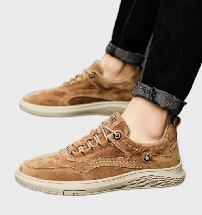 Strapazierfähige Sneakers aus Echtem Leder