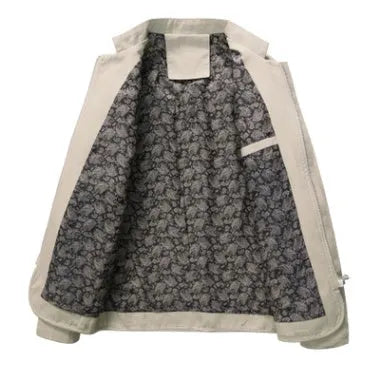 Herren Ubergangsjacke Mit Seitentaschen