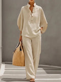 Elegante Set voor Dames met Wijde Pijpen