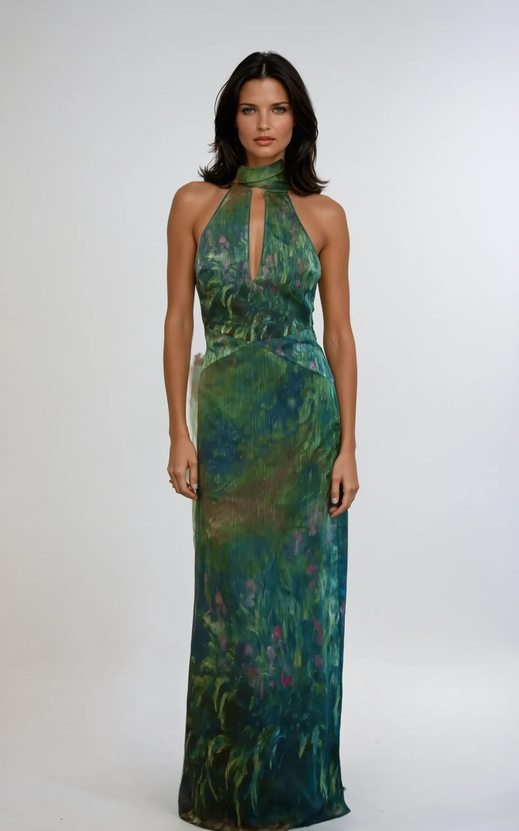 Chic Halter Dress for Women with Glamorous Look