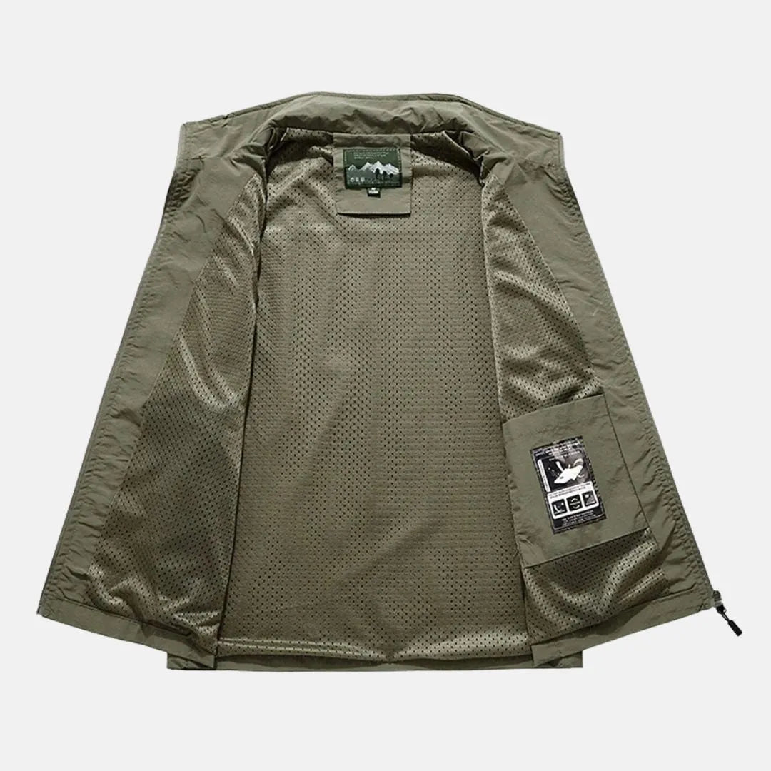 Leicht Multifunktionsweste Mit Taschen FÃ¼r Herren
