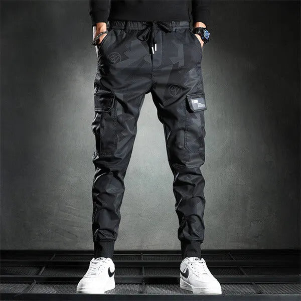 - Camouflage Cargo Freizeit-Herrenhose