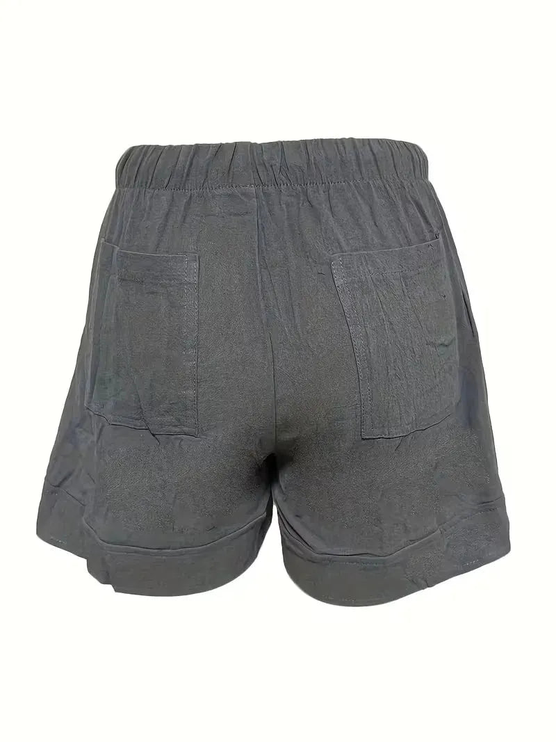 Casual Summer Pants for Women with Elastic Waistband