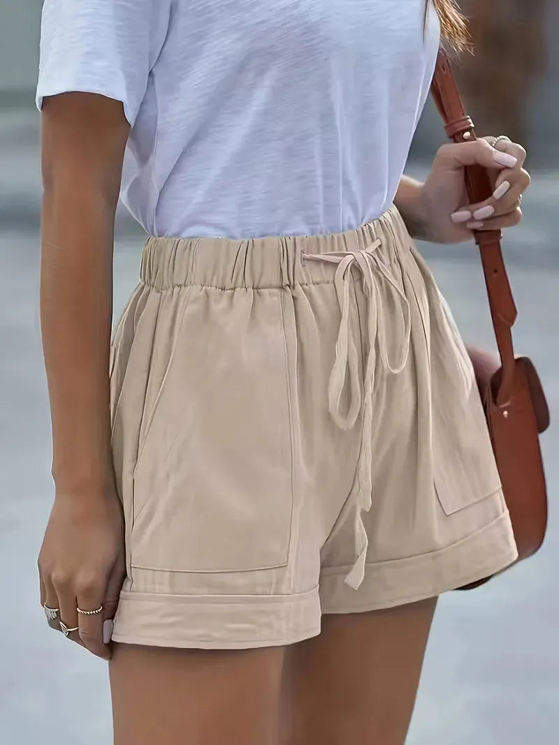 Casual Summer Pants for Women with Elastic Waistband