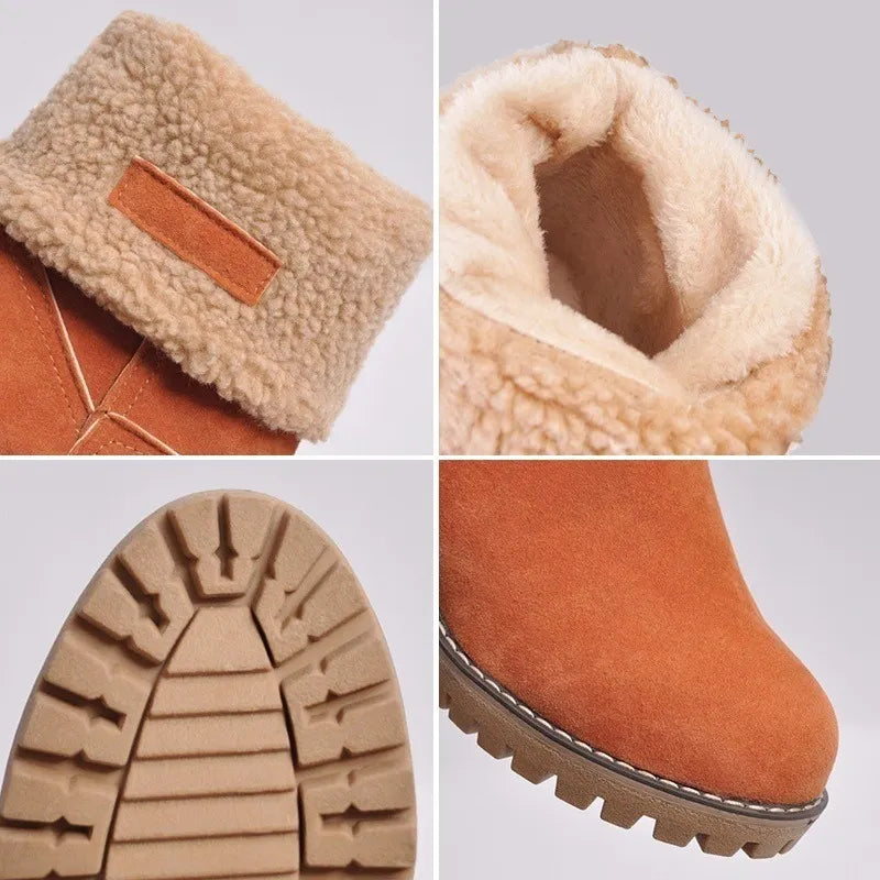 Warme Gevoerde Winterlaarzen Dames – Winterproof, Comfortabel & Stijlvol