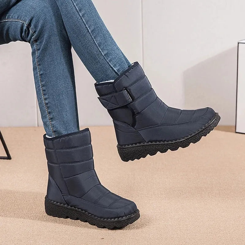 Dicker Plüsch Winter Stiefel
