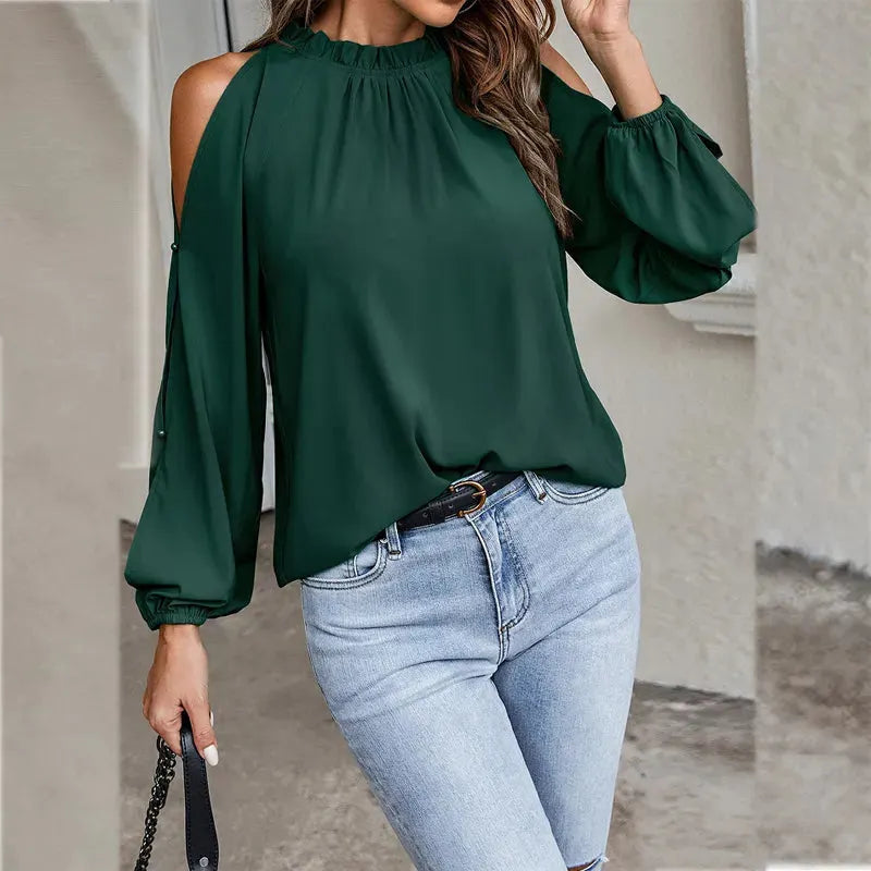 - Stylisches Langarm-Top