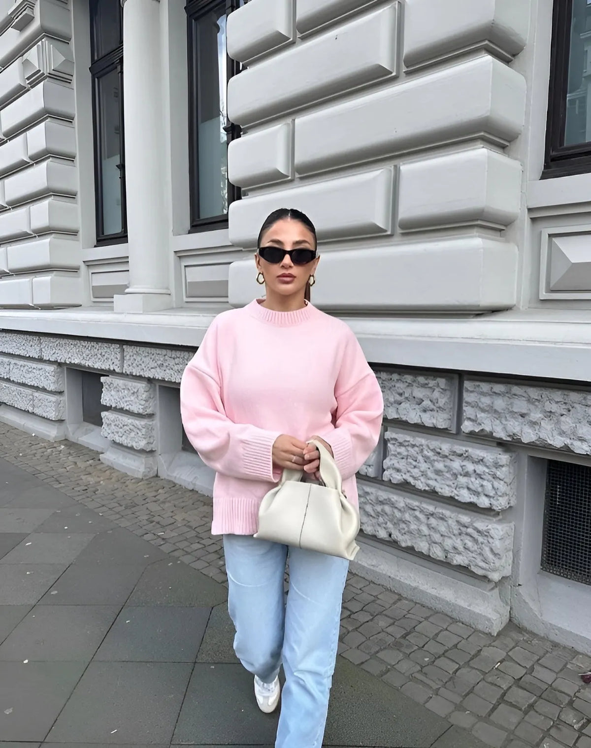 NOAH | Oversized Dames Sweater Roze – Zacht, Trendy & Perfect Voor Koude Dagen