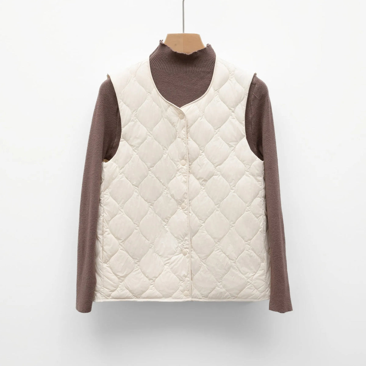 Reversible Gewatteerd Vest Voor Dames | Lichtgewicht Omkeerbaar Bodywarmer Voor Lente En Herfst