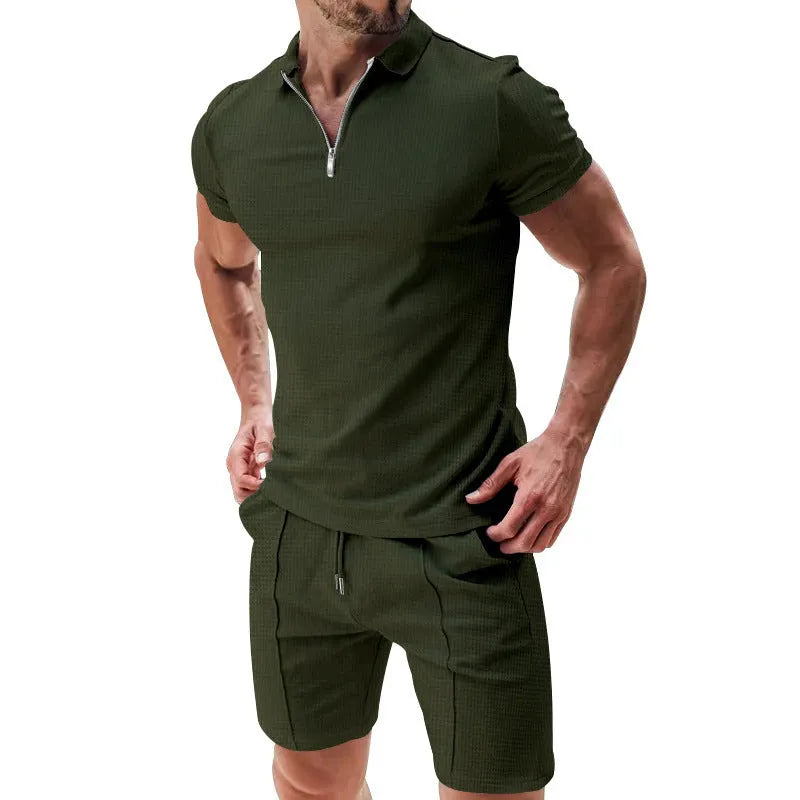 -Set Kurzarm-Shirt & Shorts