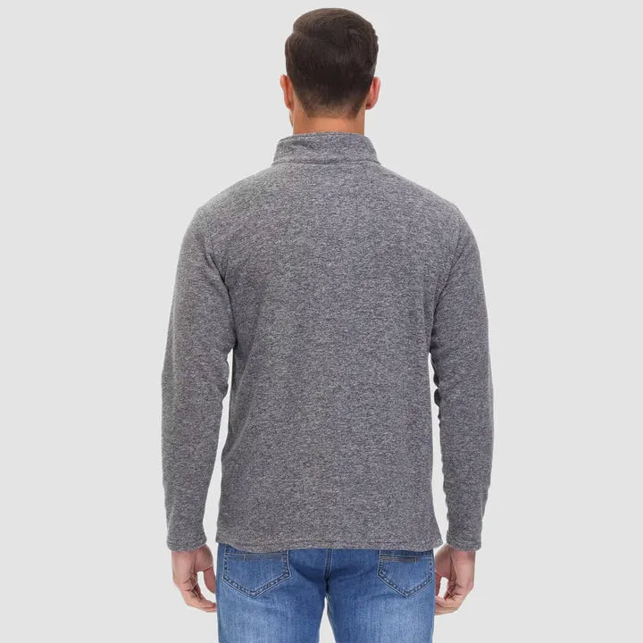 - Herrenpullover mit Viertelreißverschluss