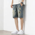 Herren Denim-Shorts mit stylischem Destroyed-Effekt und lässigem Schnitt