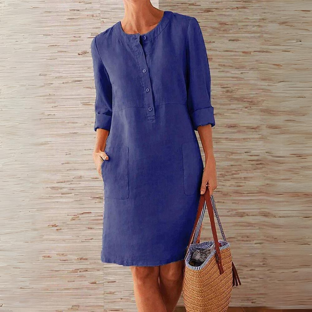 Louella | Cotton Midi Dress