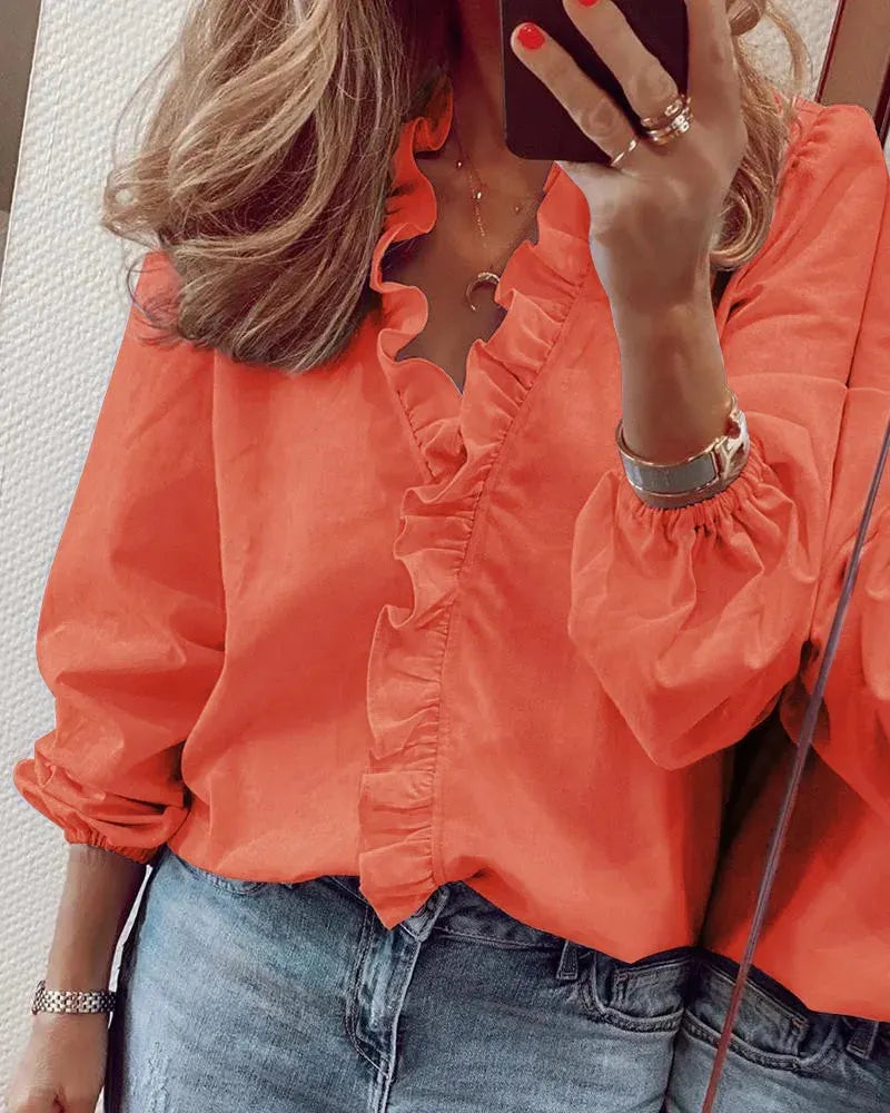 Sommerliches RÃ¼schenshirt