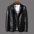 Stylische Lederjacke Für Männer