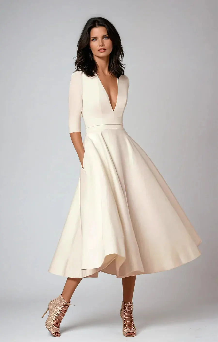 Fannie | Elegant A-line Dress