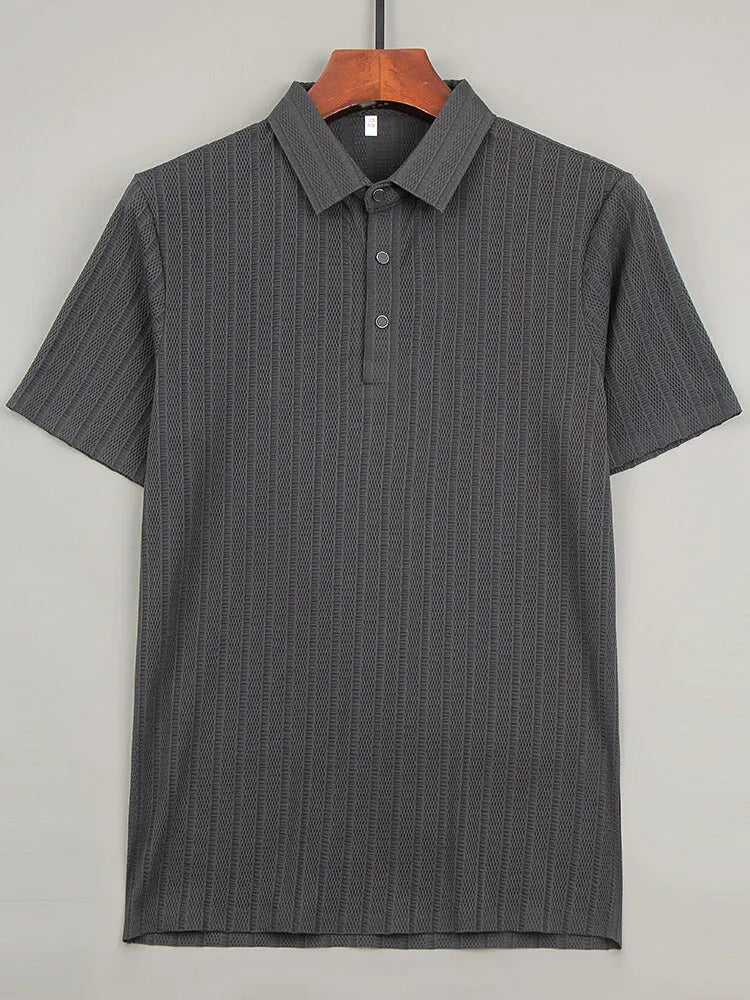 Herren Poloshirt Aus Seide