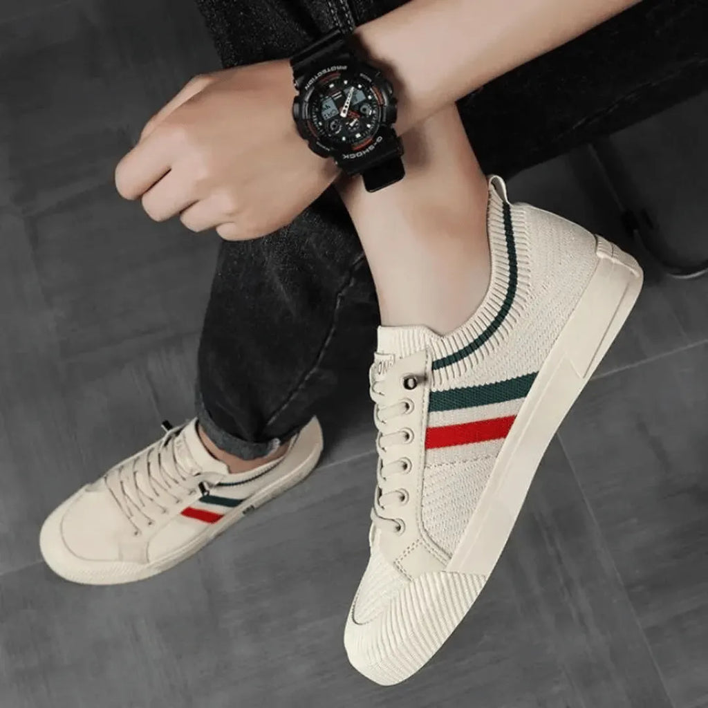 LÃ¤ssige Sneakers Mit Strickmuster FÃ¼r MÃ¤nner