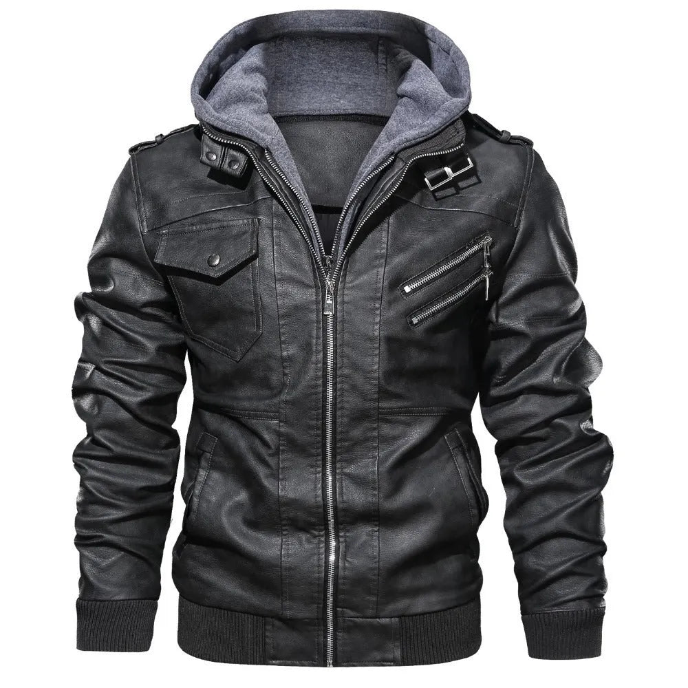 Stylische Lederjacke Für Männer