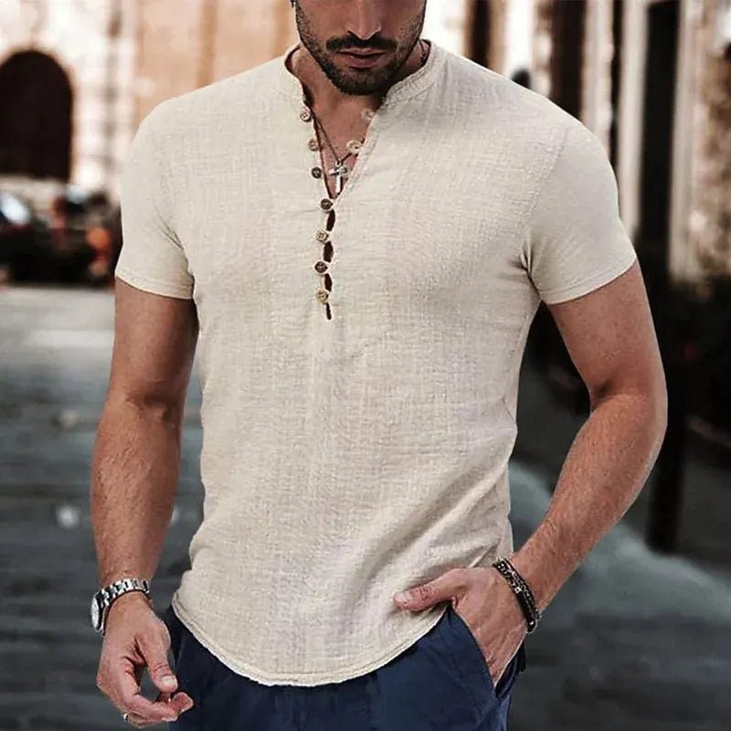 Button Herren Sommerhemd