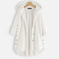 ALEXIS | Unisex Winter Wende-Fleece-Jacke mit Kapuze