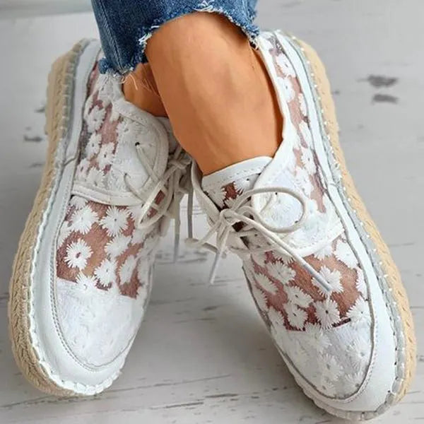 Elly | Floral Pattern Sneakers