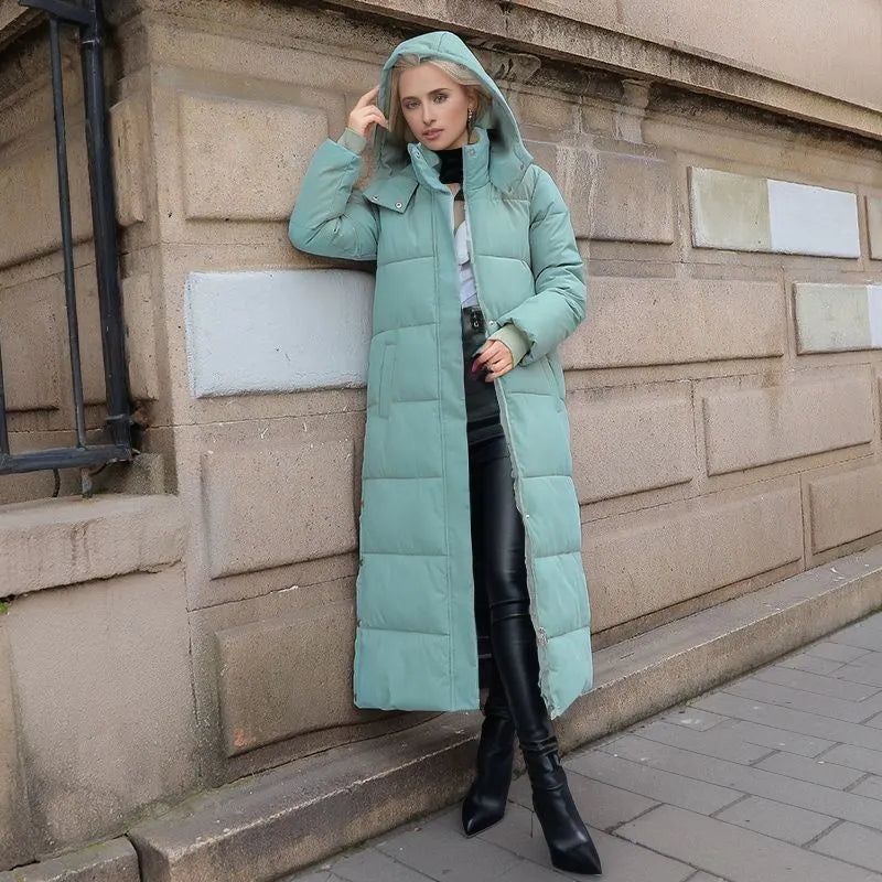 - Langer Wintermantel - Elegant