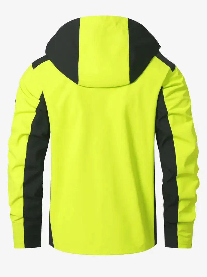wasserdichte Outdoor-Jacke mit reflektierendem Design