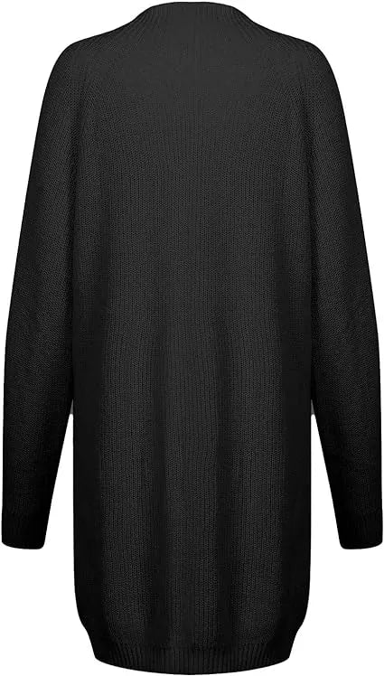 Warmova - Rollkragen-Strickkleid in breiter Passform