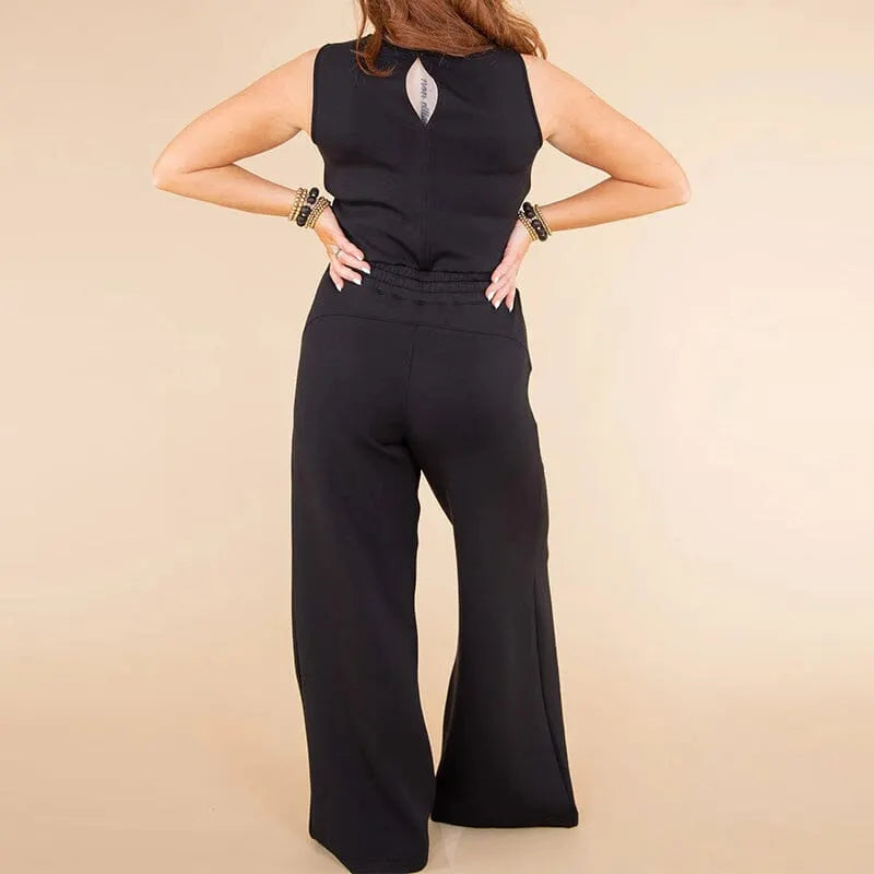 ELIN | Jumpsuit Voor Dames Met Cinch-Taille En Ultralichte Stof â€“ Luchtig, Zacht, Comfortabel