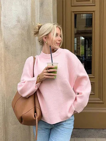 Pullover mit Rundhalsausschnitt fÃ¼r Frauen