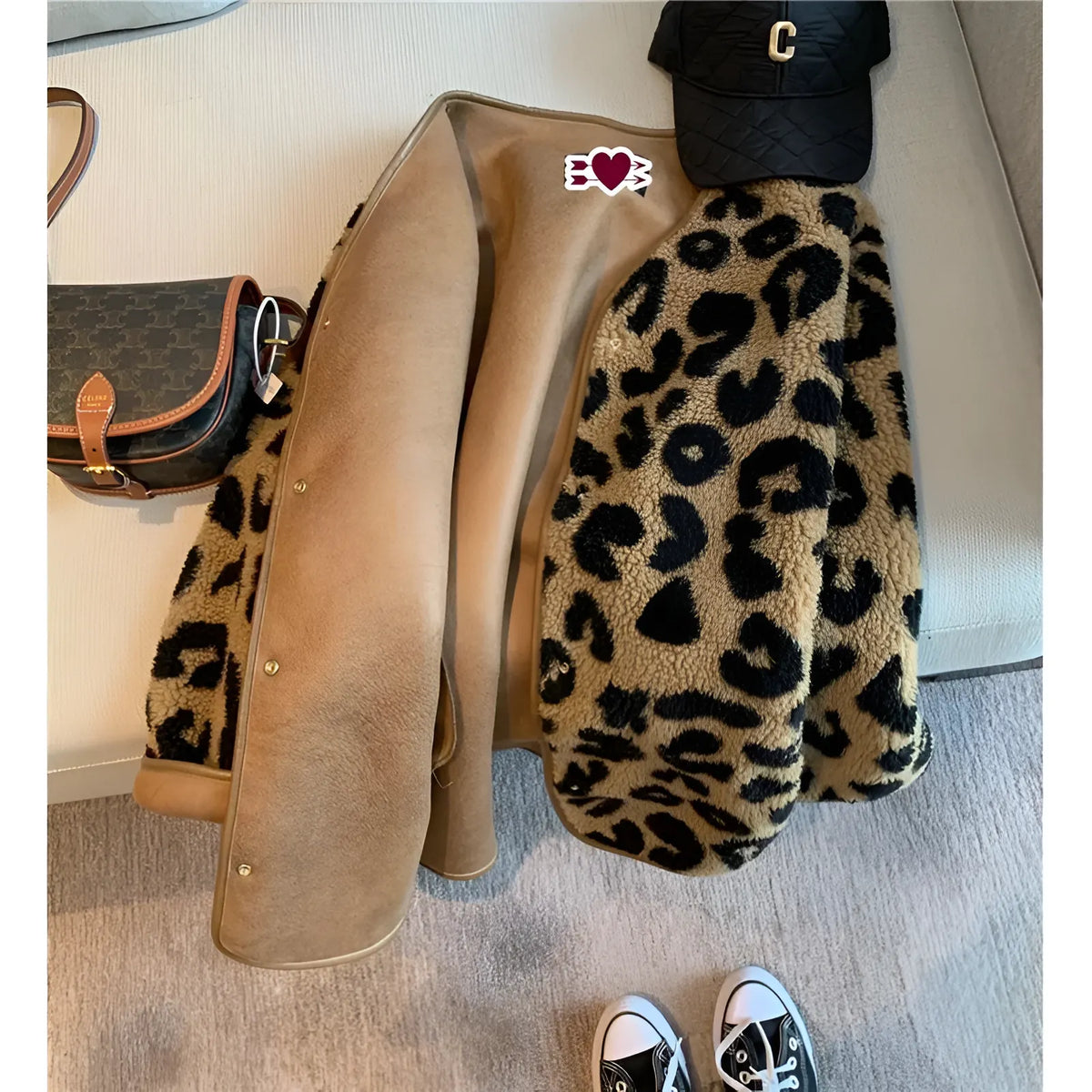 GemÃ¼tlicher & Schicker Leopardenmuster Mantel