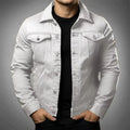Moderne Jeansjacke Für Herren