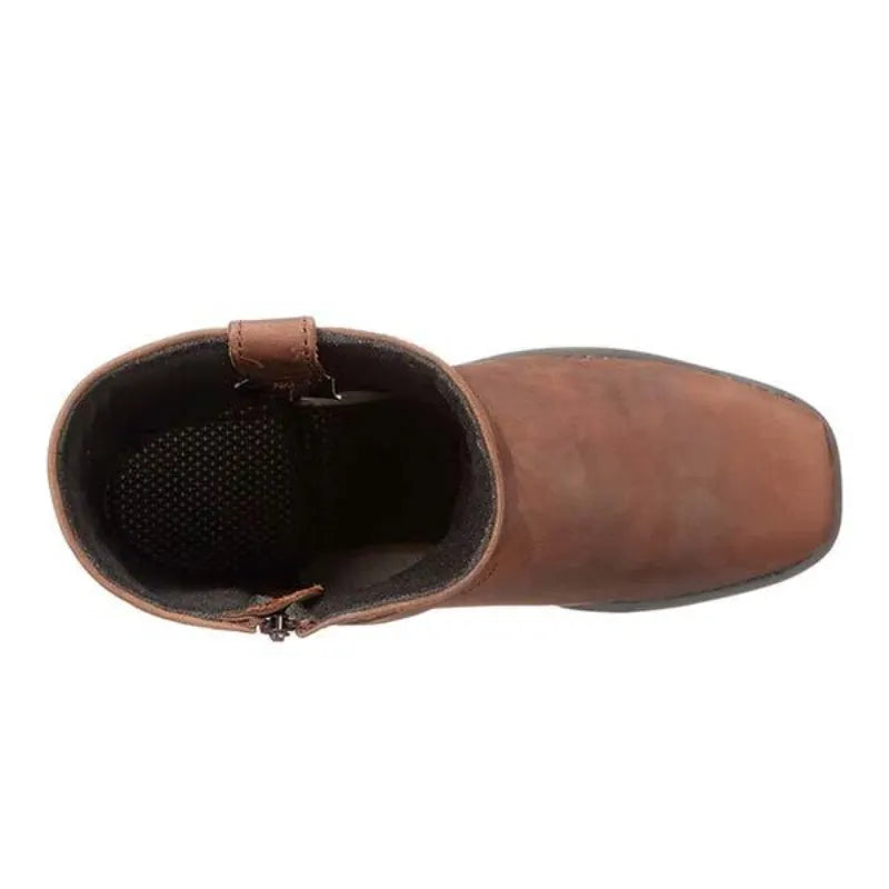 Herren Schwarze Cowboystiefel Wildleder