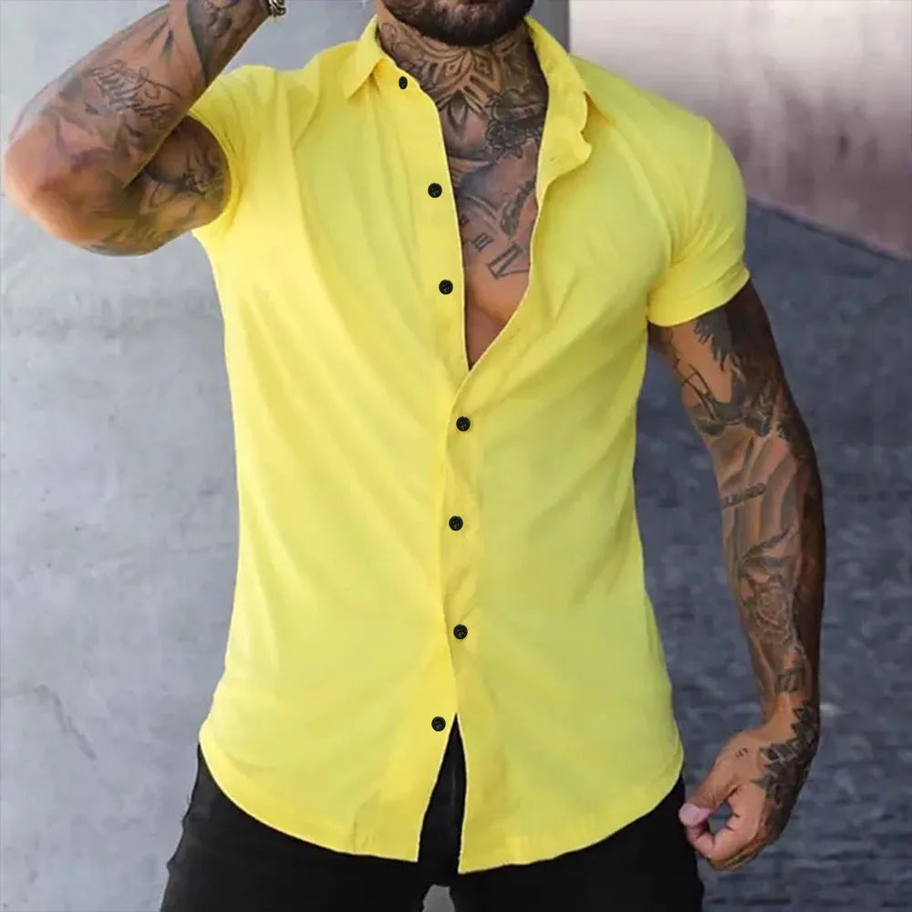 Baumwoll Shirt Herren