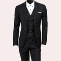 Elegantes 3 Teilig Herrenanzug Blazer, Weste Und Hose Formelle Und Geschäftliche Veranstaltungen