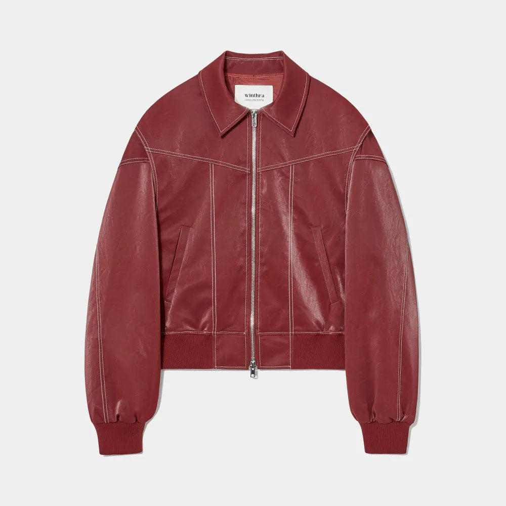 Oversized Jacke Mit Kontrast